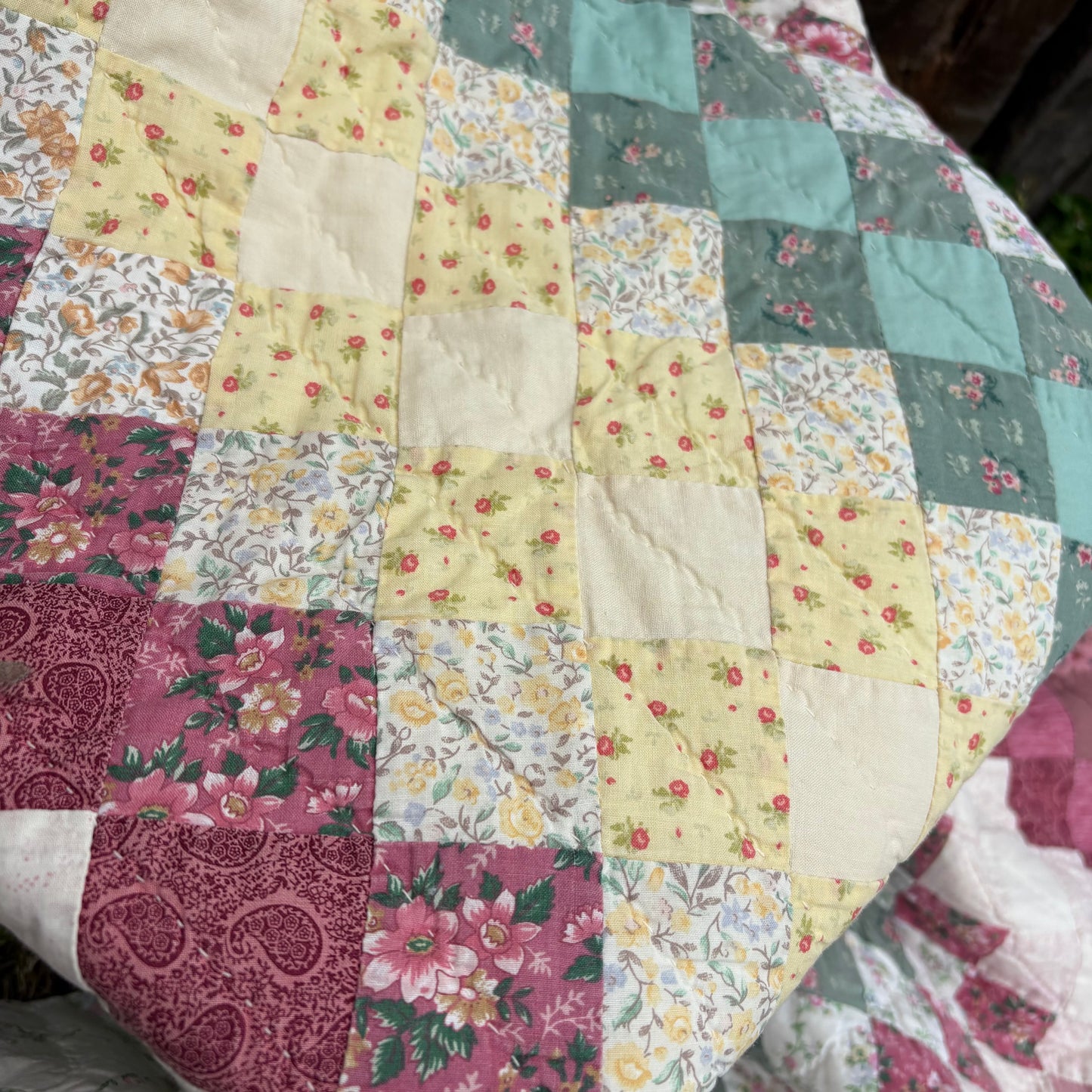 【USA antique】Patchwork Quilt