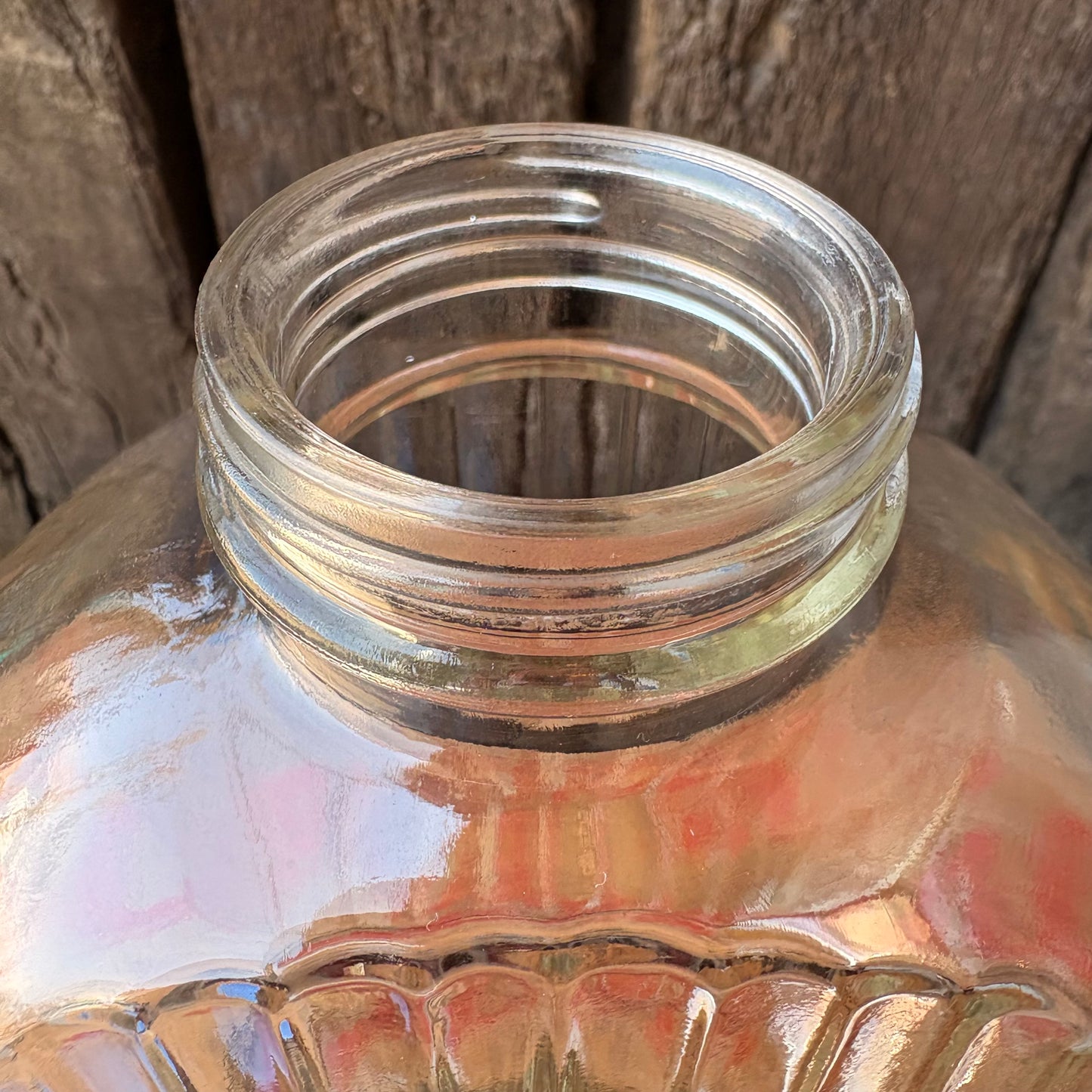 【USA vintage】Flat Glass Bottle