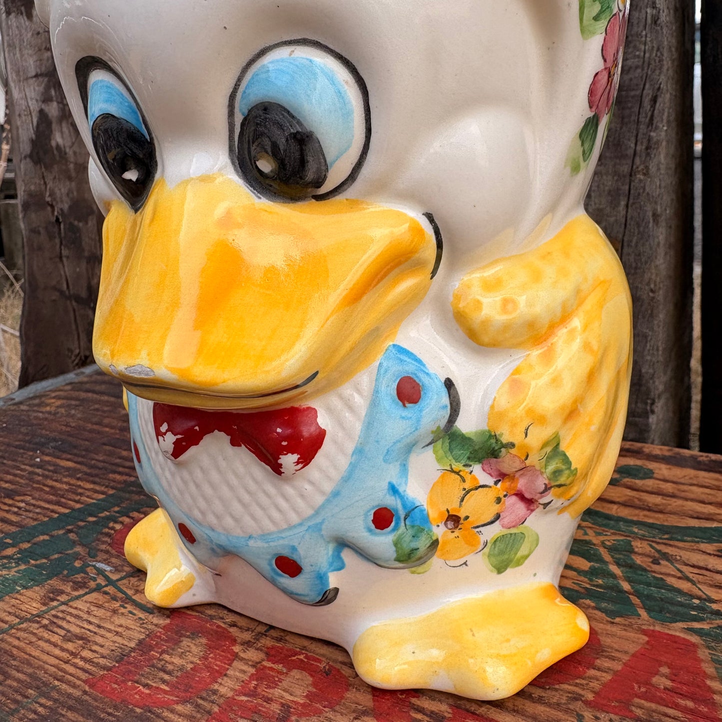 【vintage】Disney Donald Duck Cookie Jar