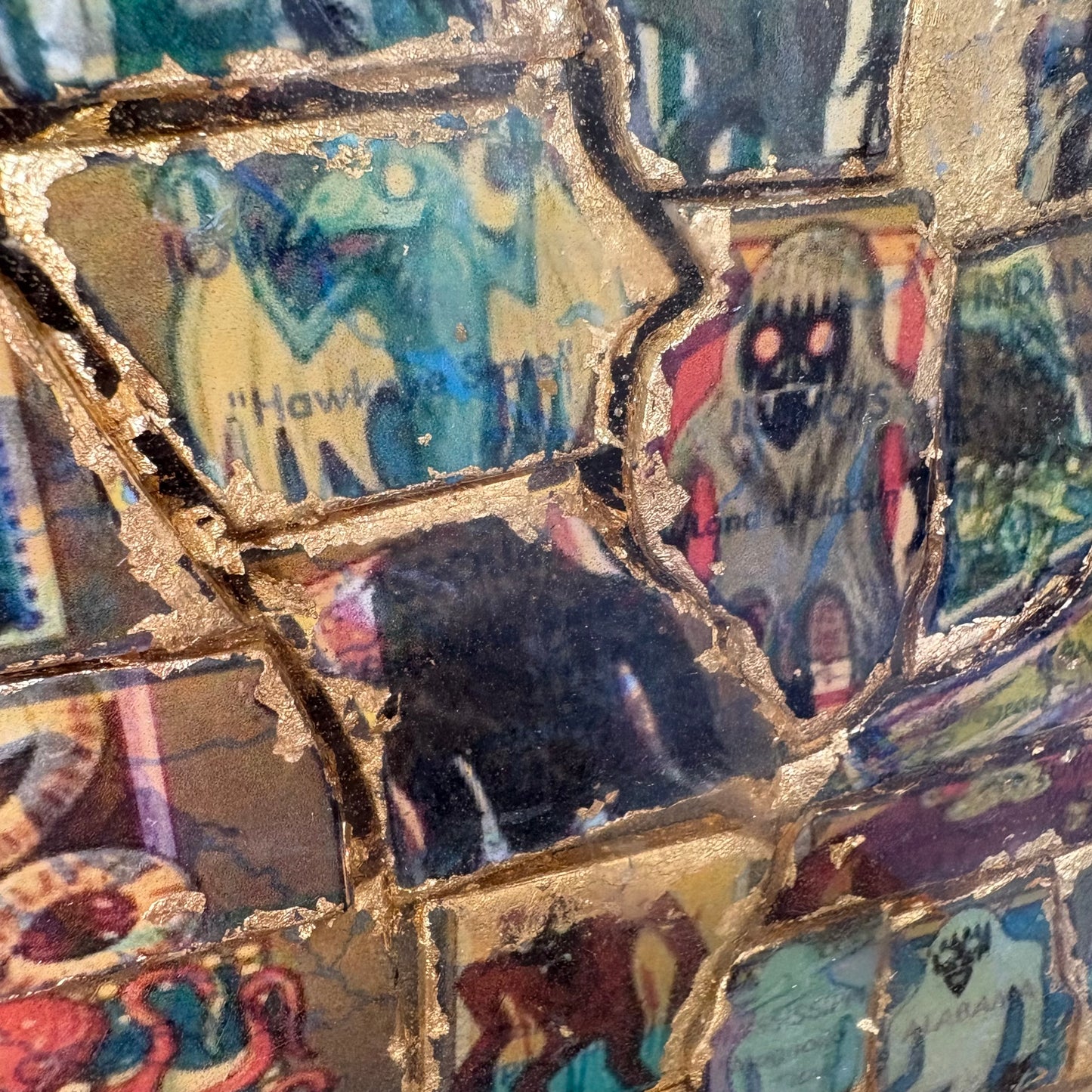 【1950s60s USA vintage】United States Map Art Object