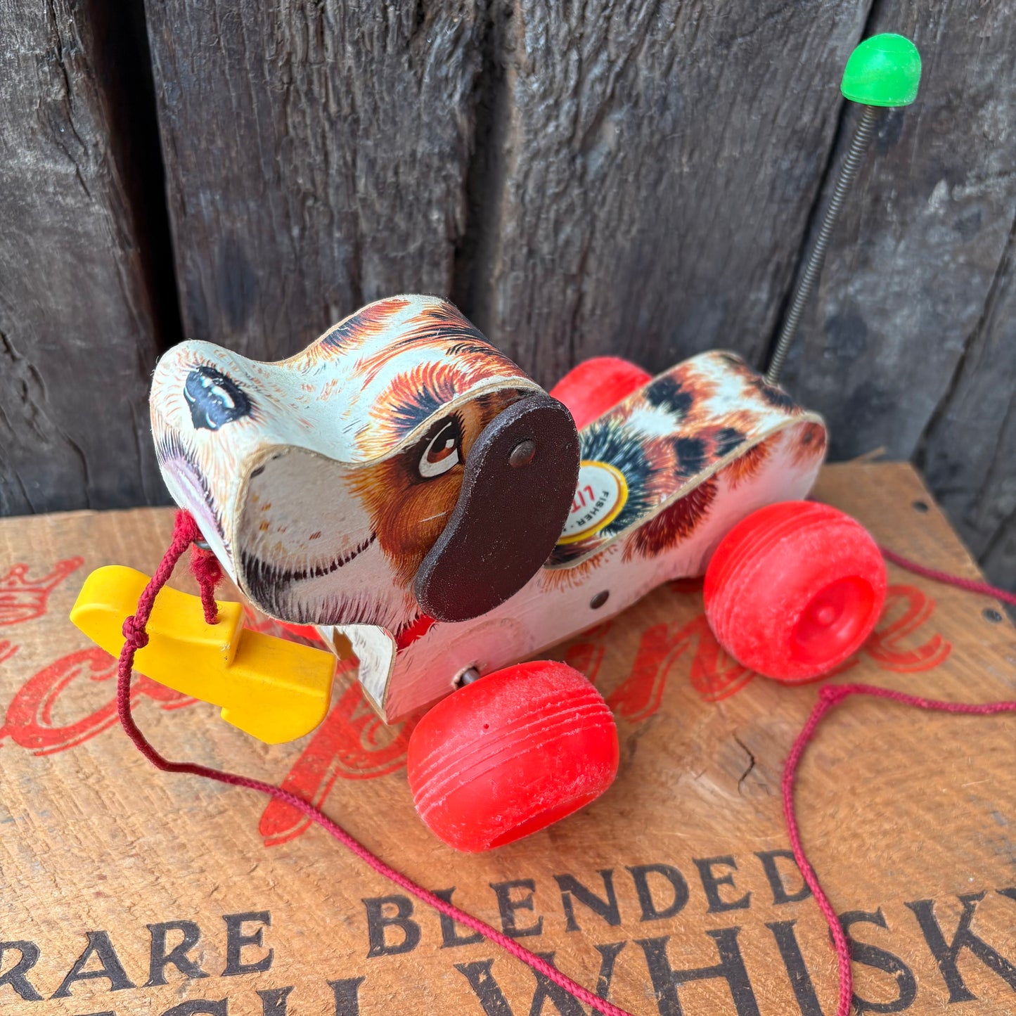 【1960s USA vintage】FISHER-PRICE LITTLE SNOOPY toy