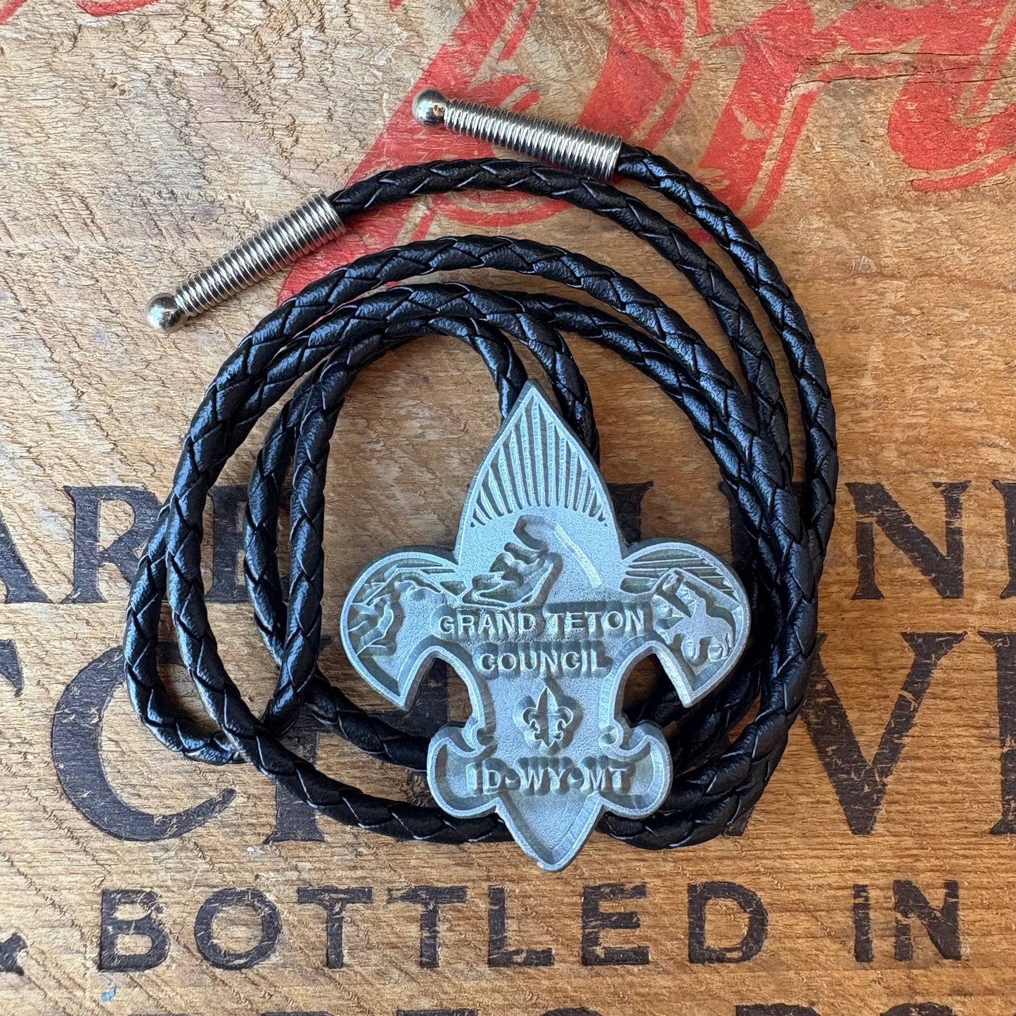 【vintage USA】Boy Scouts of America Grand Teton Council Bolo Tie
