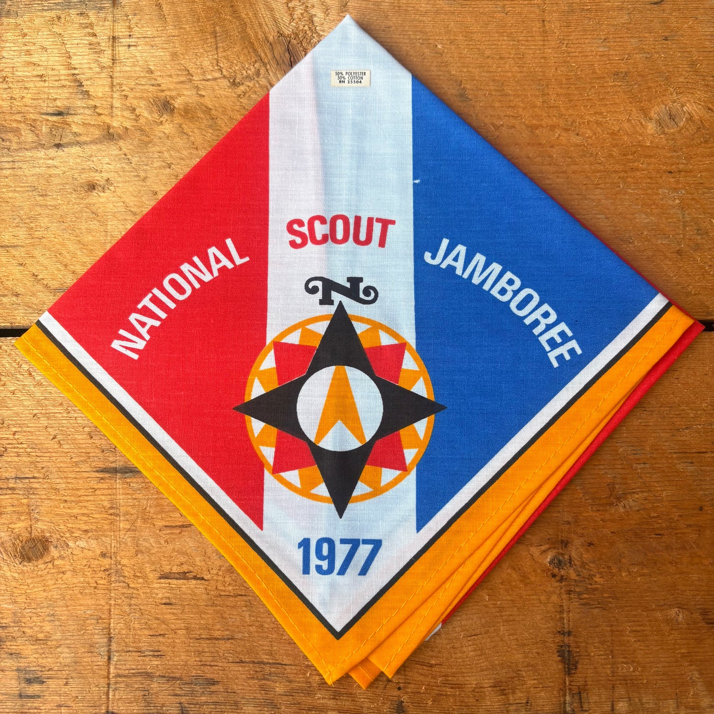 【1970s USA vintage】1977 National Scout Jamboree Bandana