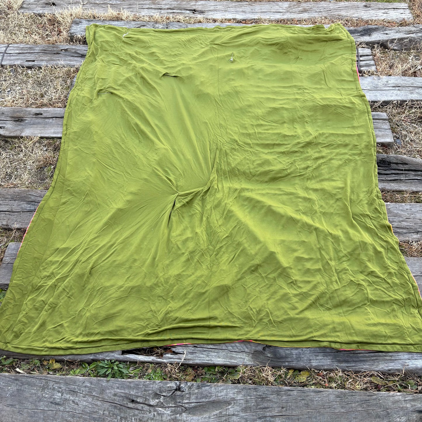 【USA vintage】Psychedelic Patchwork quilt
