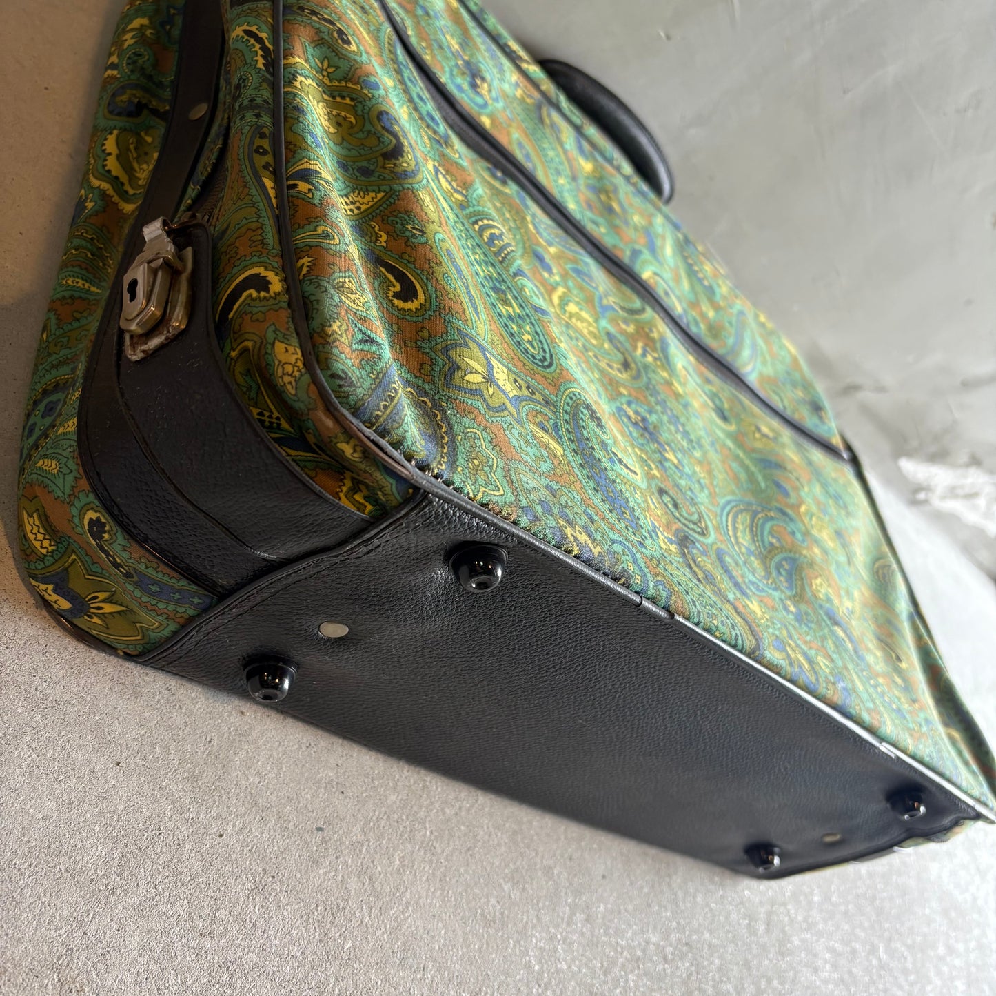 【1970s Japan vintage】Paisley Travel Bag