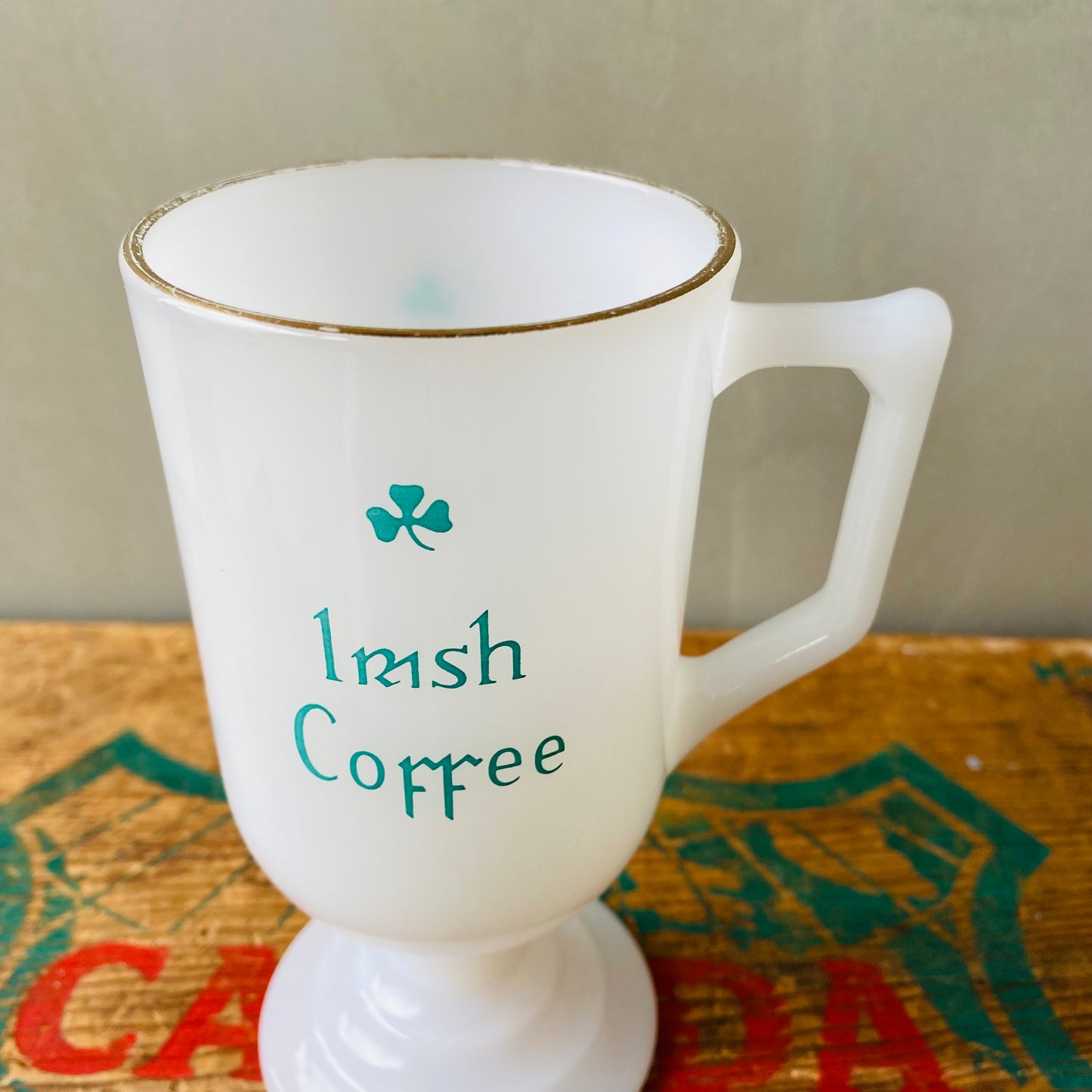 【USA vintage】FEDERAL mug I Rish Coffee