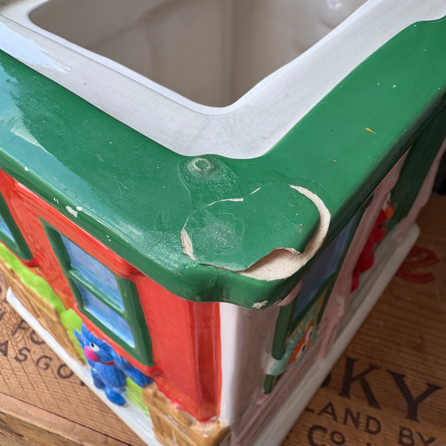 【2000s】Sesame Street Cookie Jar Treasure Craft