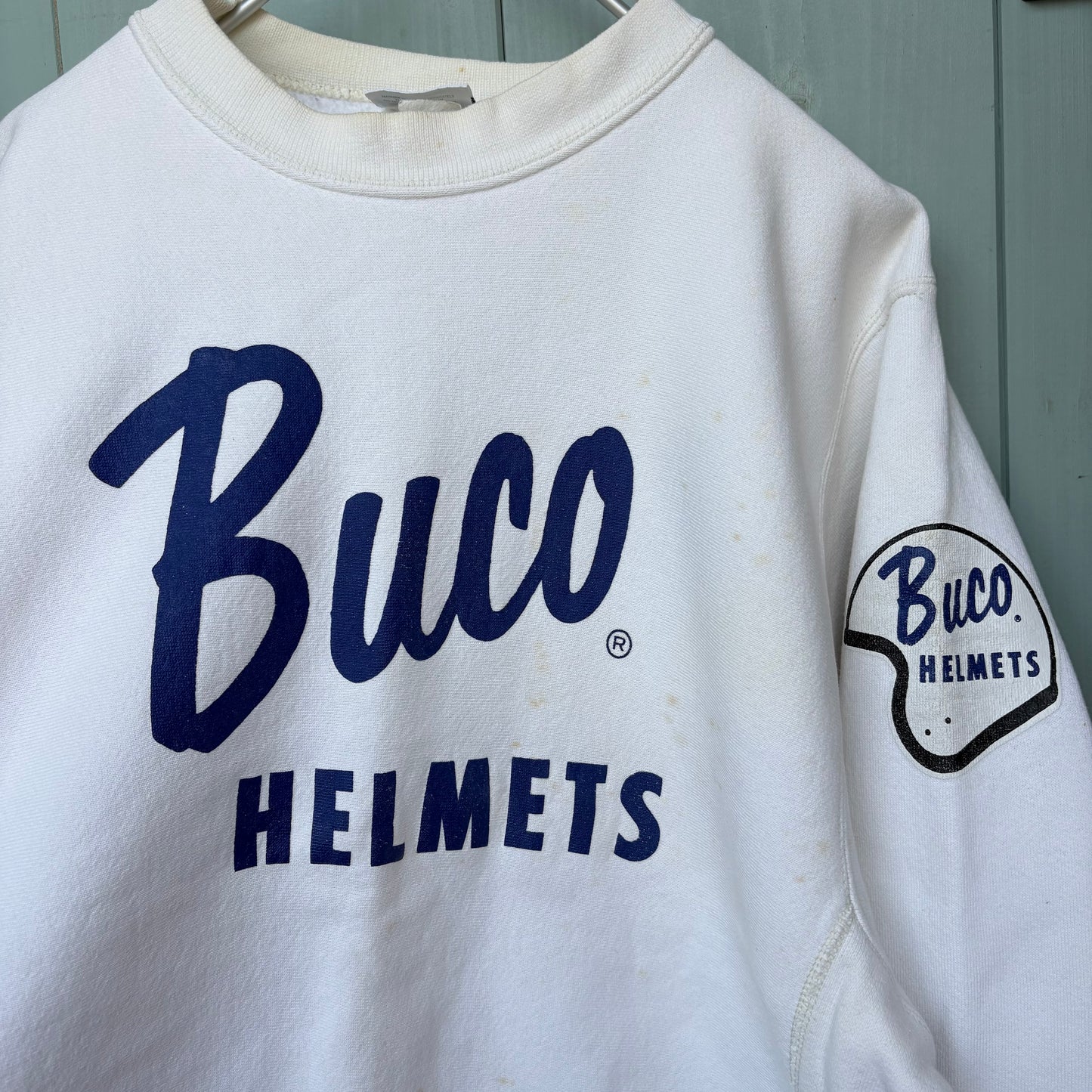 【1990s USA vintage】BUCO HELMETS L.S-R 500 Sweatshirt