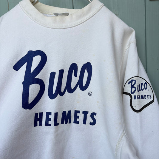 【1990s USA vintage】BUCO HELMETS L.S-R 500 Sweatshirt