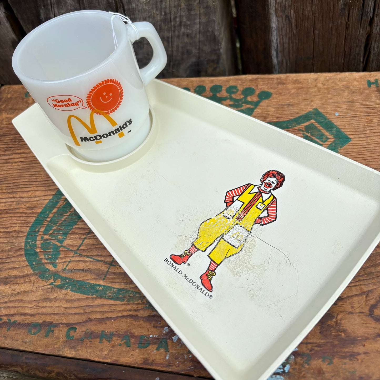 【1970s USA vintage】McDonald tray RNALD McDONALD