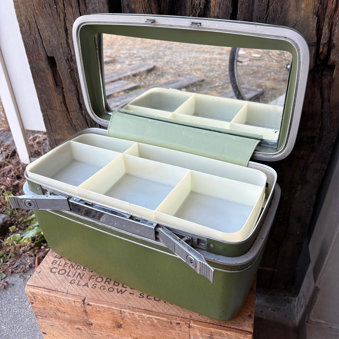 【1960s USA vintage】Samsonite Train Case