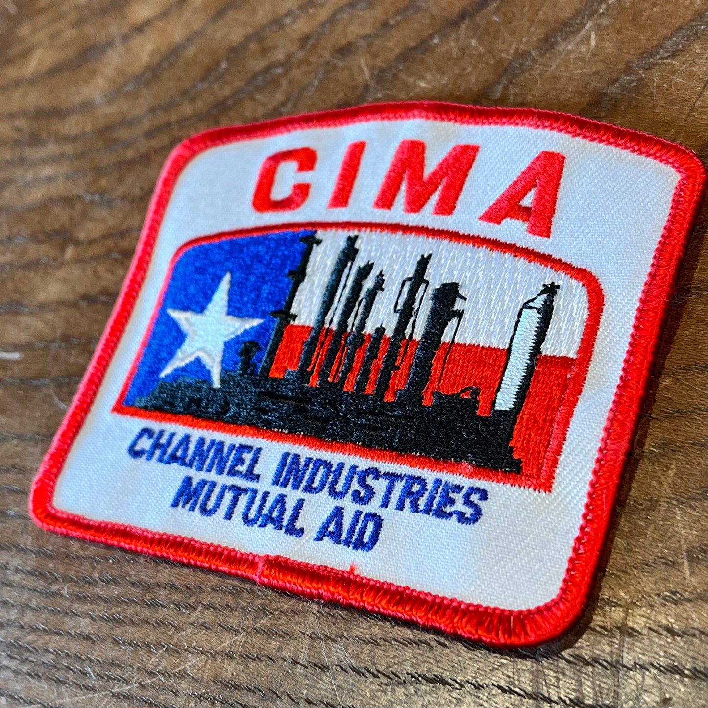 【USA vintage】ワッペン　CIMA Channel Industries Mutual Aid