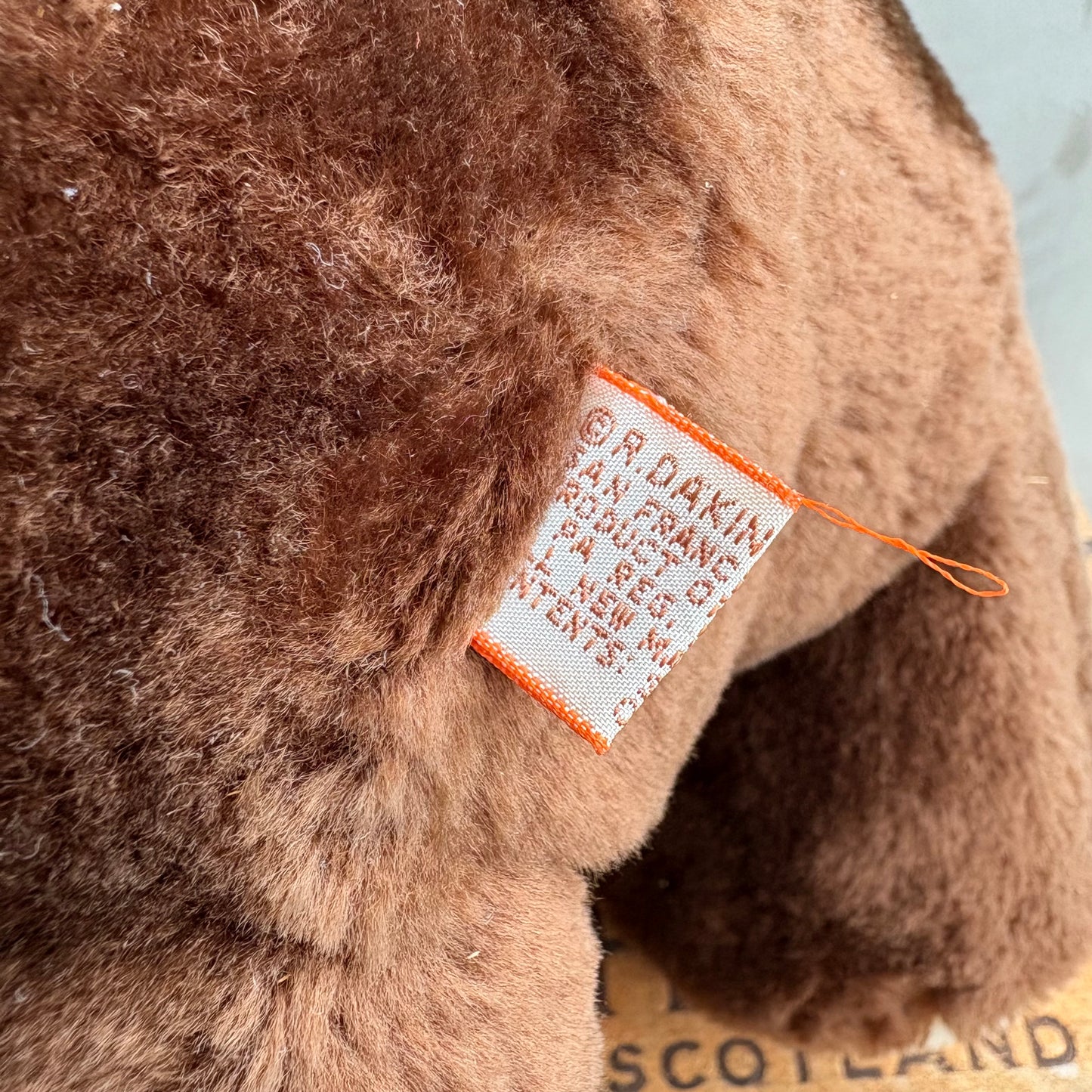 【1970s-1980s vintage】DAKIN Lucky in Las Vegas Bear Plush