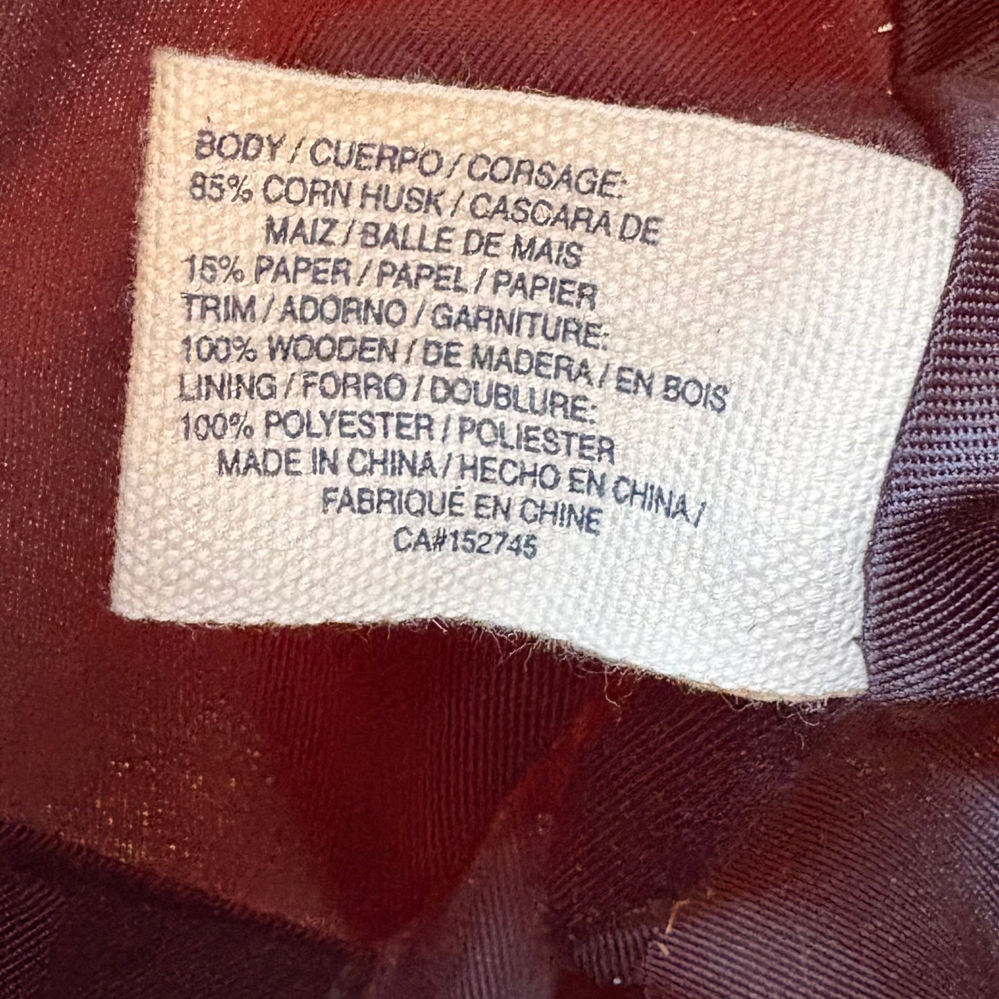 【1990s】LUCKY BRAND Straw Tote Bag