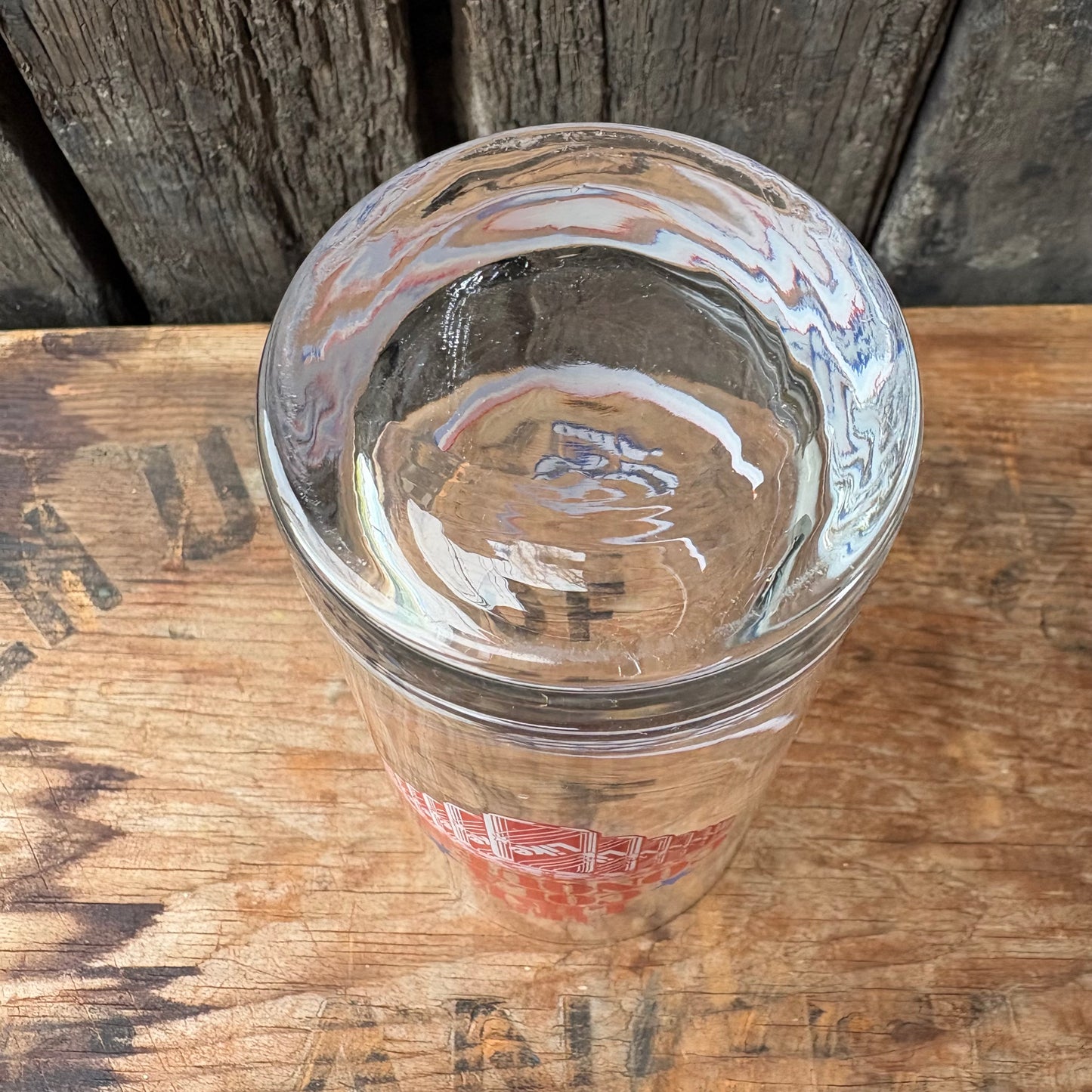 【1980s USA vintage】7up LIKE COLA glass