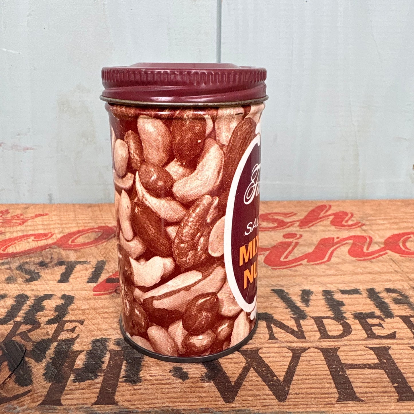 【1970s USA vintage】Fancy Salted Mixed Nuts Snake Can Toy