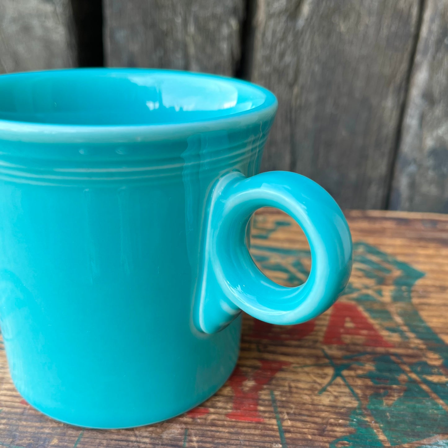 【USA vintage】Fiesta Mug Cup Blue