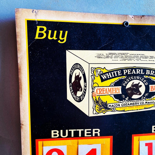【USA vintage】advertisement 乳製品 広告 看板