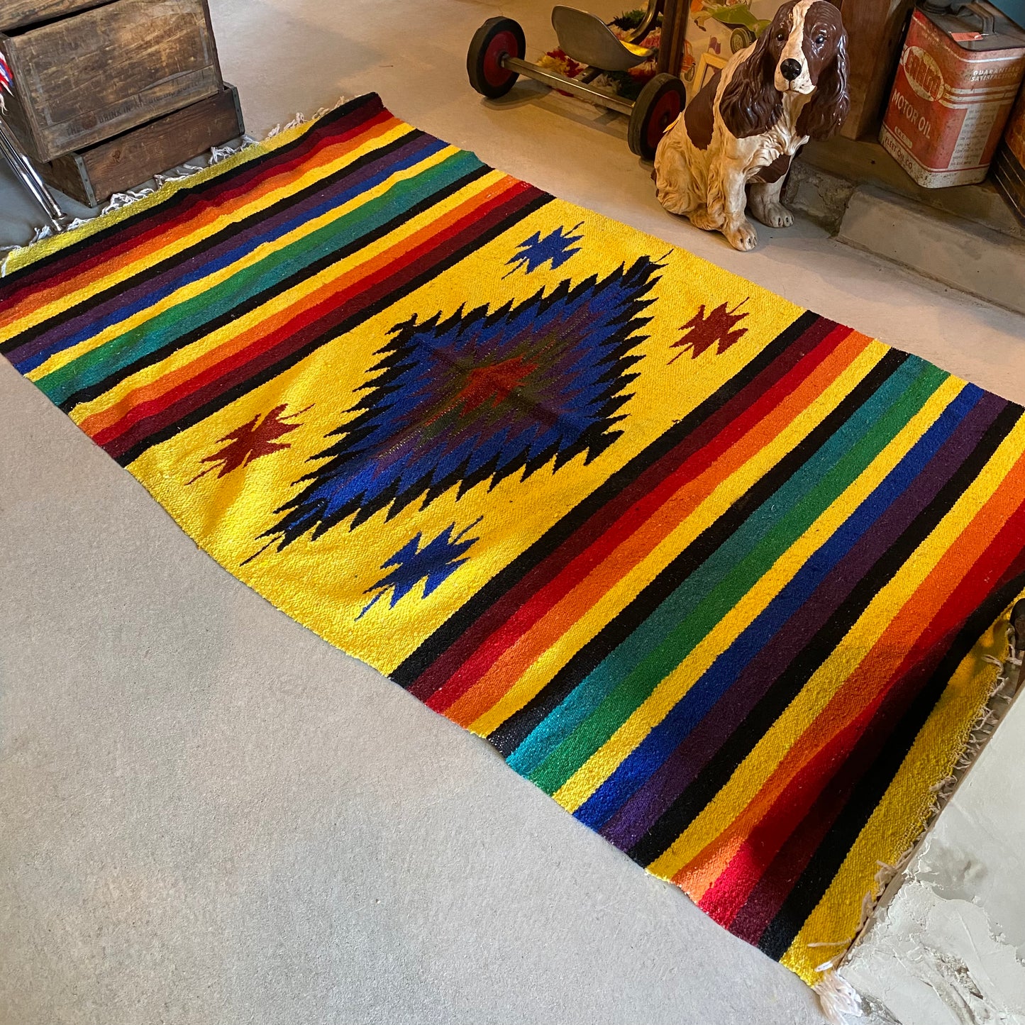 Mexican rug Indian blanket