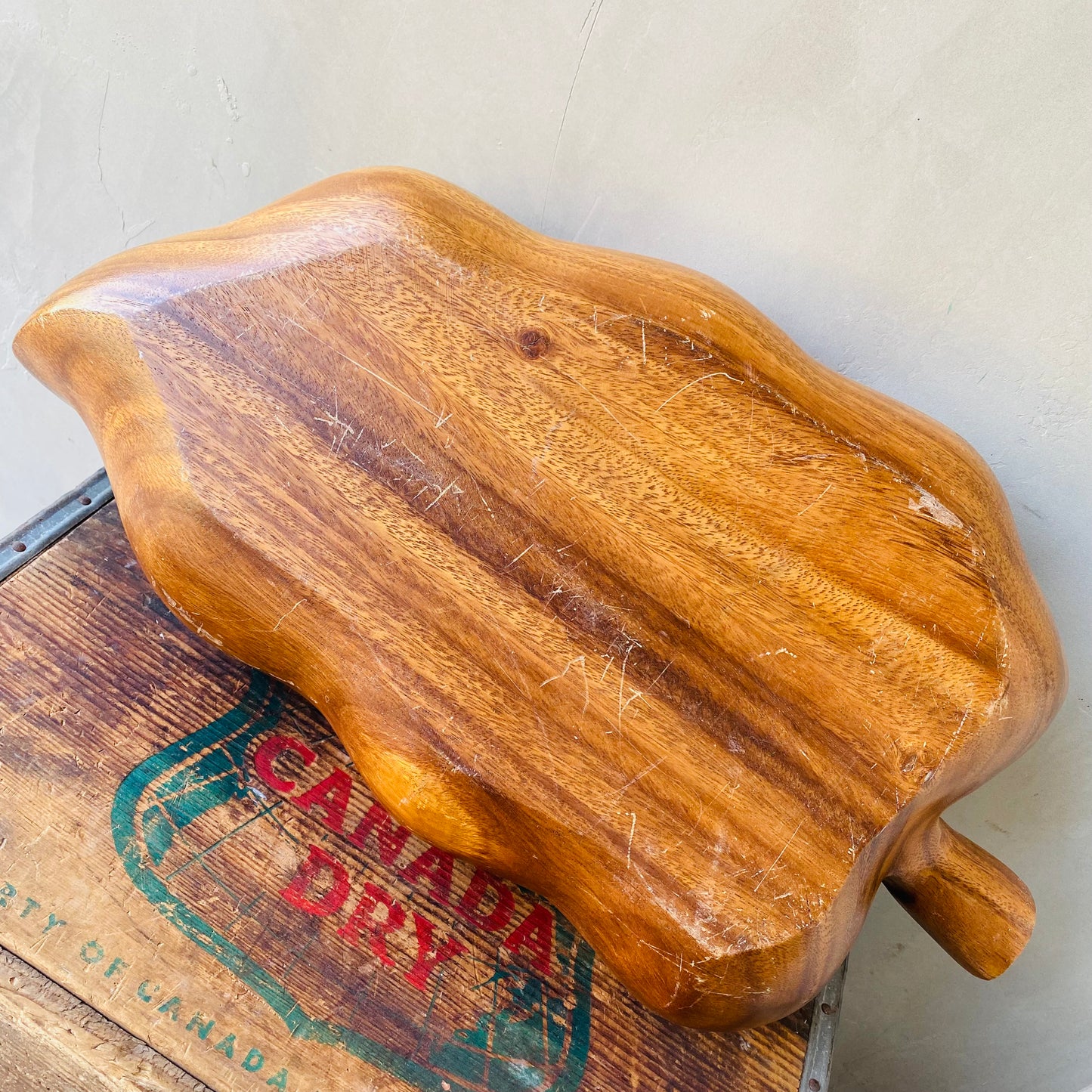 【USA vintage】wood tray &fruits set