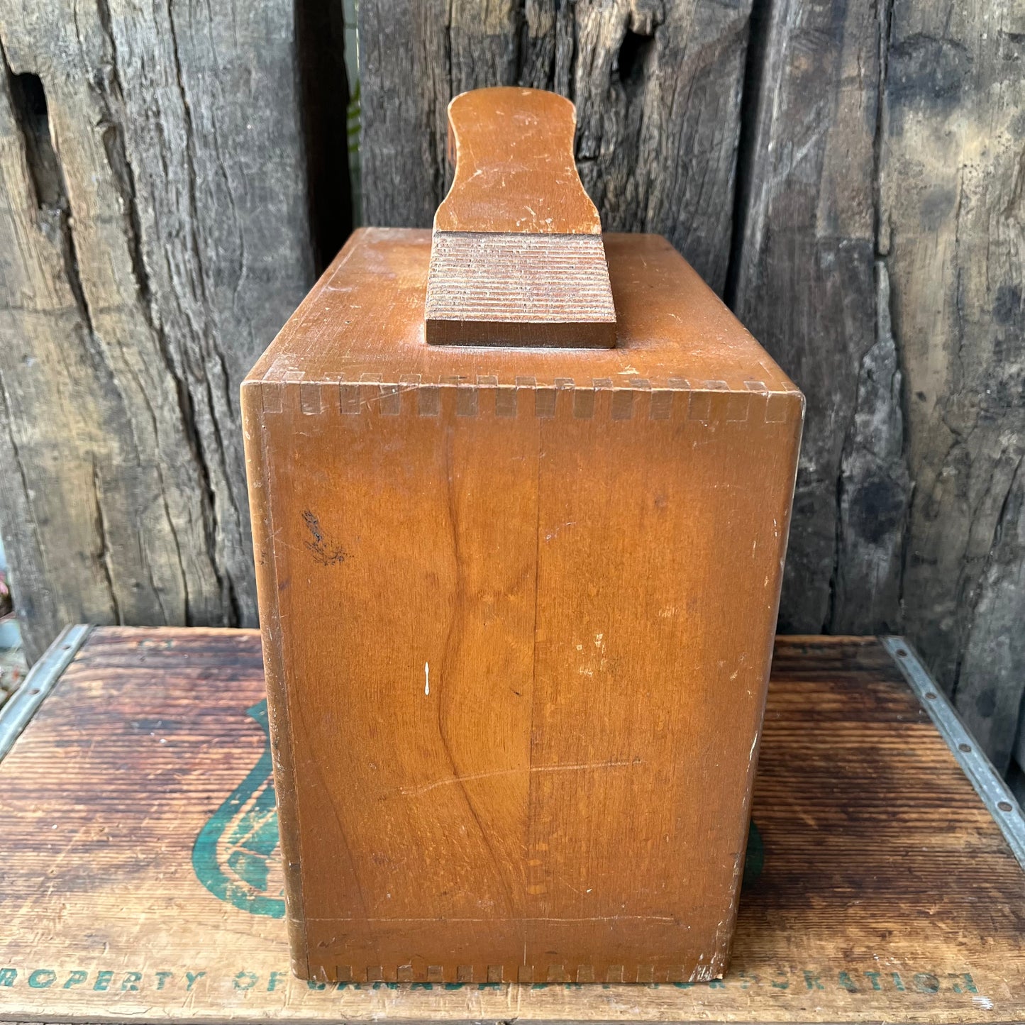 【50s USA vintage】LORD ESQURE Shoe shine box