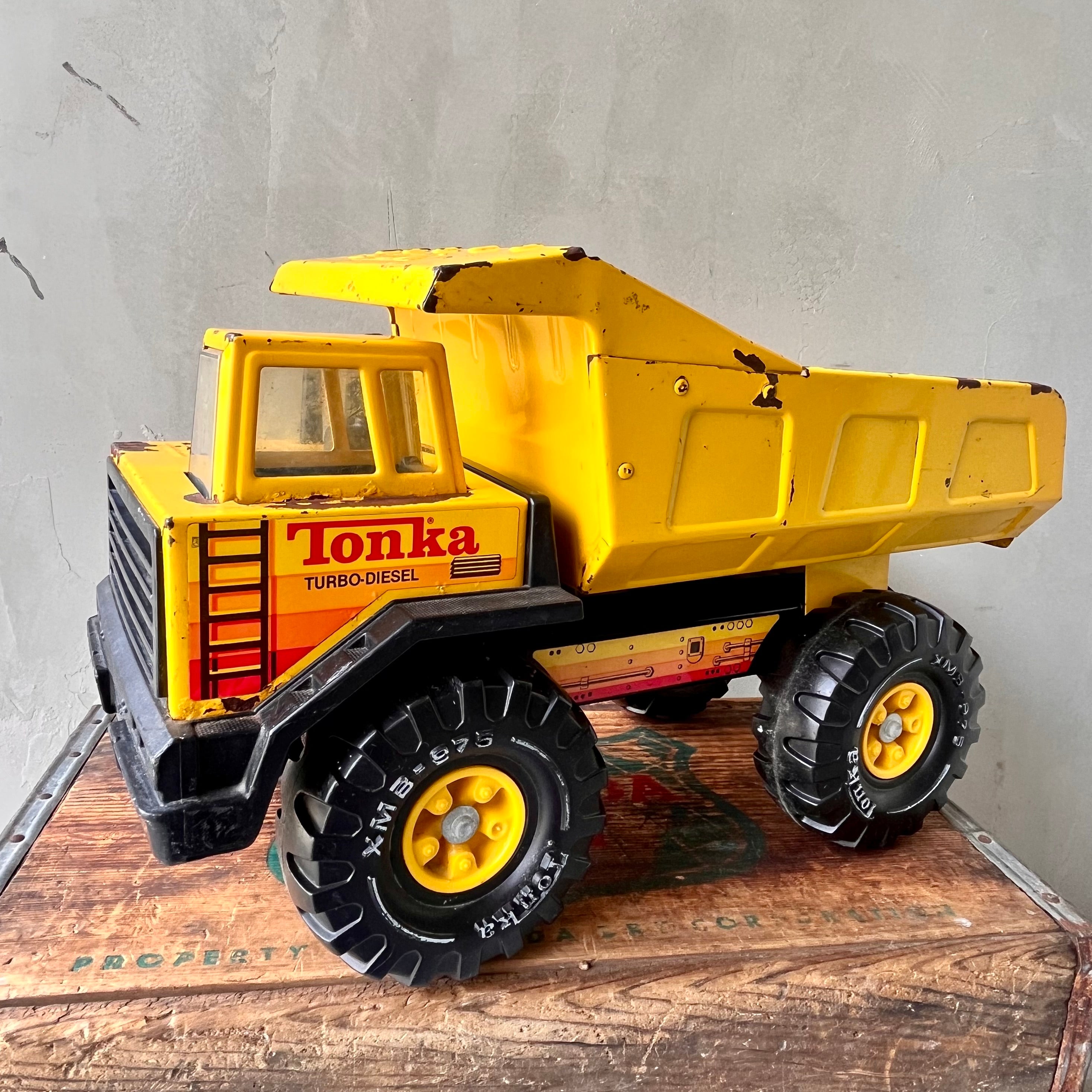 USA vintage】TONKA TURBO-DIESEL DUMP TRUCK – 雑貨屋ポッポ