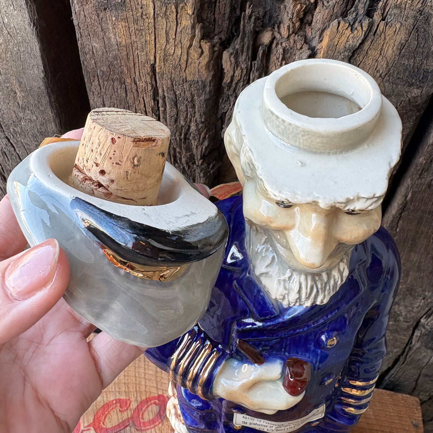 【1971 vintage】EZRA BROOKS “SEA CAPTAIN” Decanter