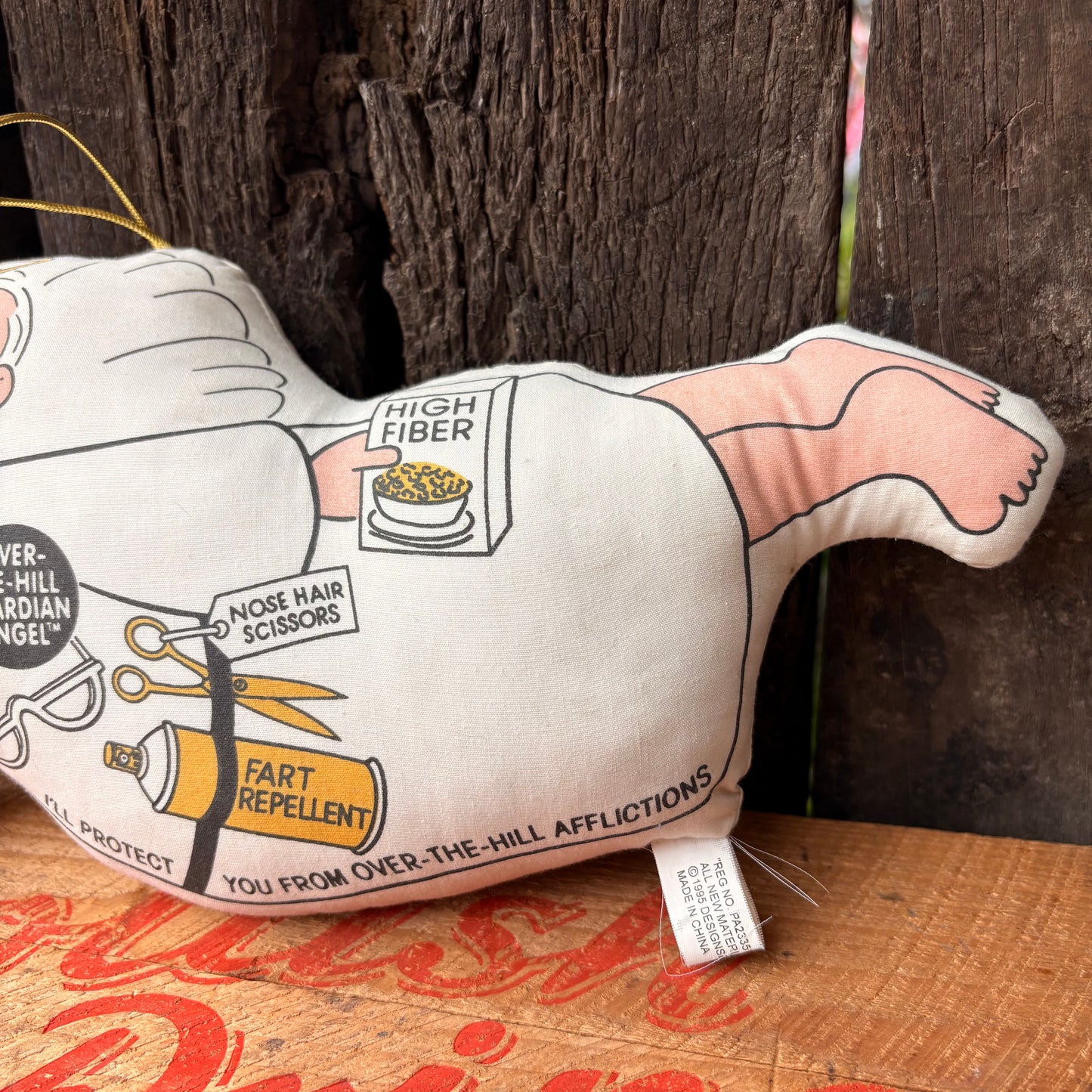 【1995】 Over The Hill Guardian Angel pillow doll