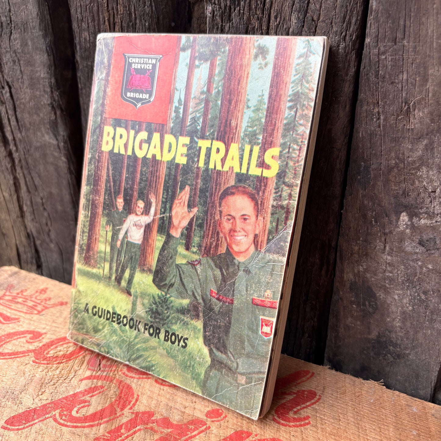 【1950s USA vintage】Christian Service Brigade BRIGADE TRAILS A Guidebook For Boys