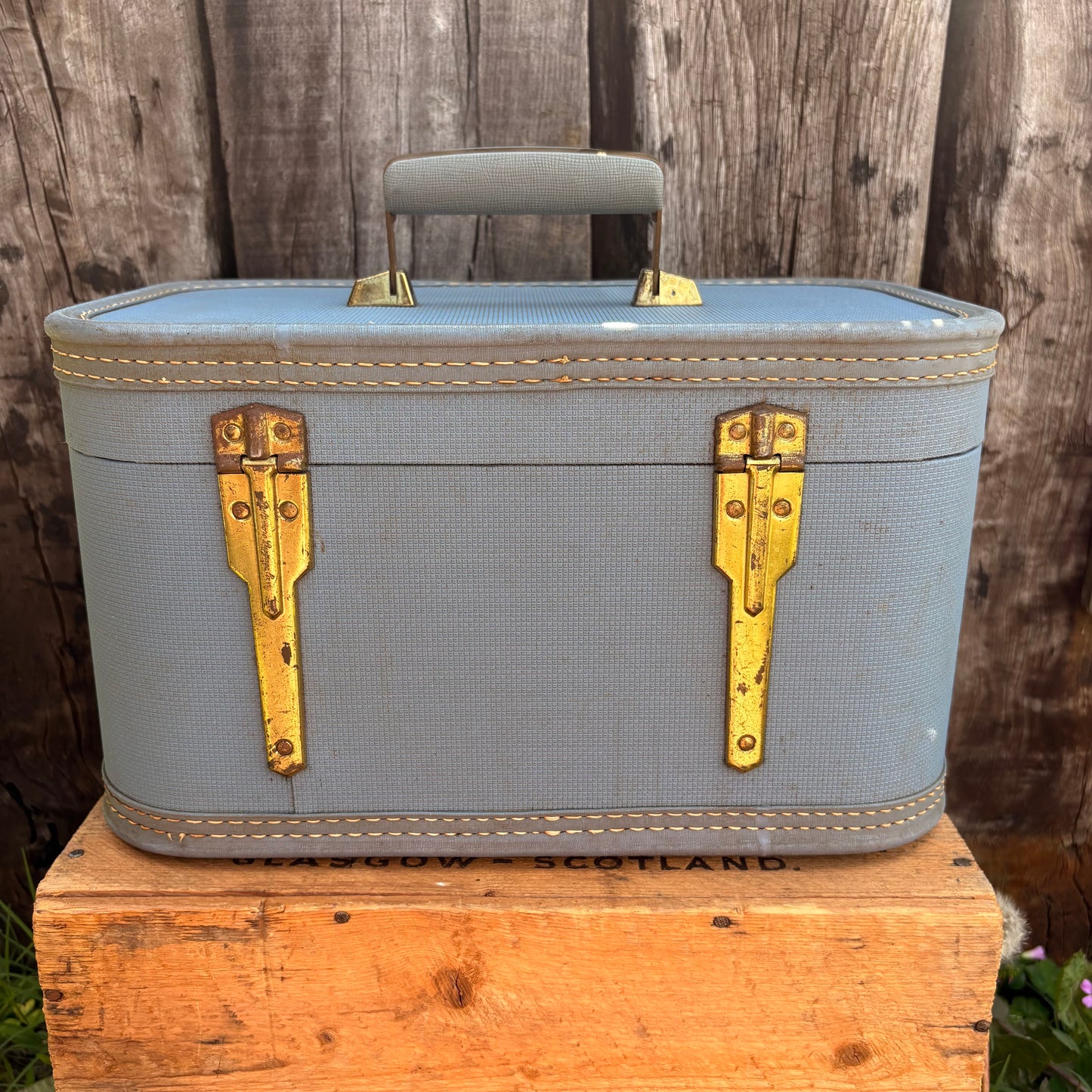 【1950s USA vintage】Baltimore Luggage Train Case