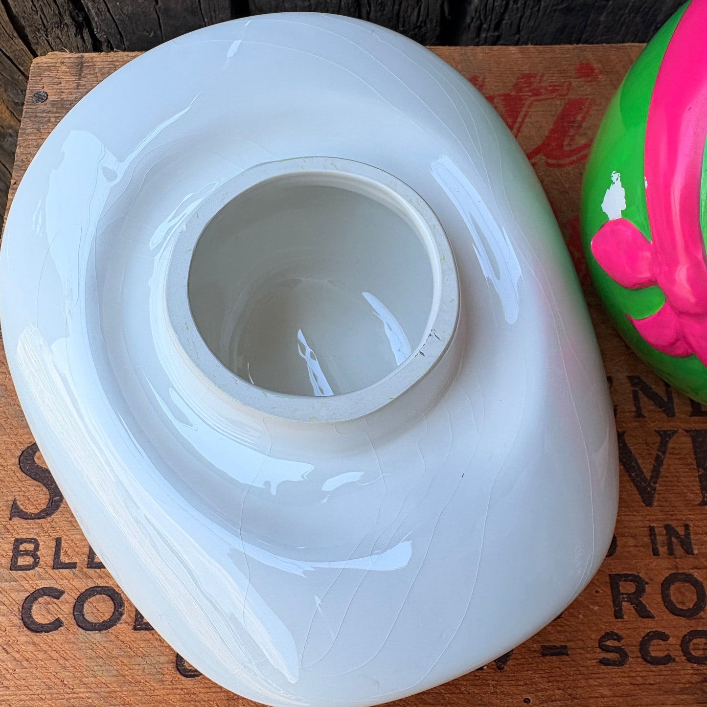 【2000s USA】 m&m’s Green Girl Ceramic Cookie Jar