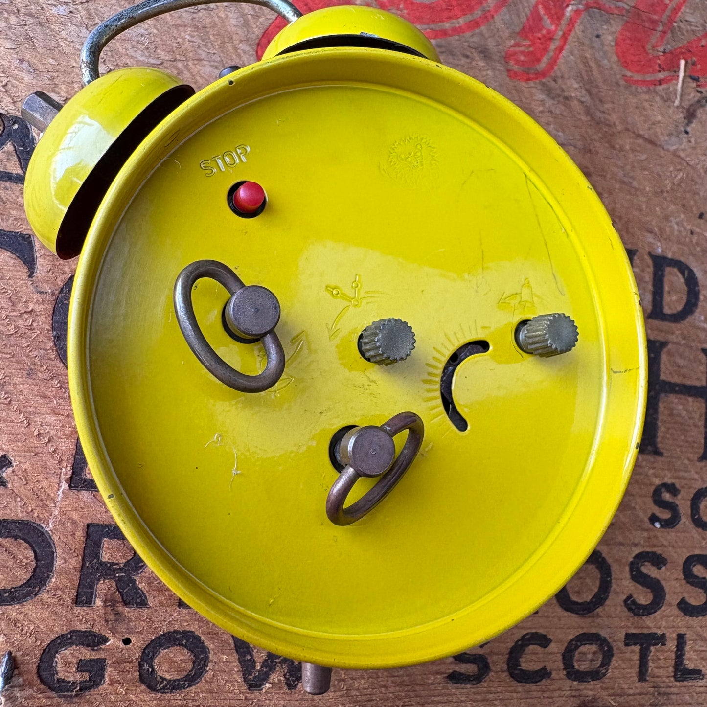 【1960s Germany vintage】BRADLEY Mickey Mouse Alarm Clock