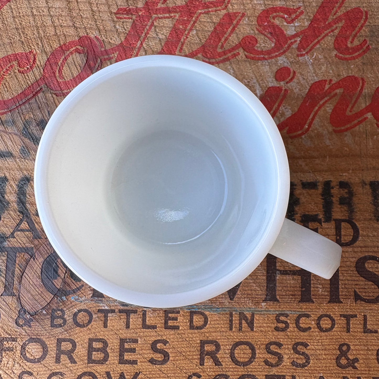 【USA vintage】HAZEL ATLAS mug cup White