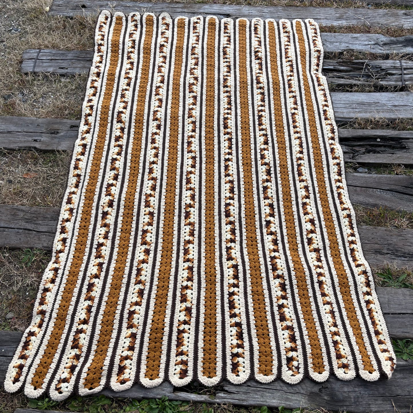 【 USA vintage】granny blanket