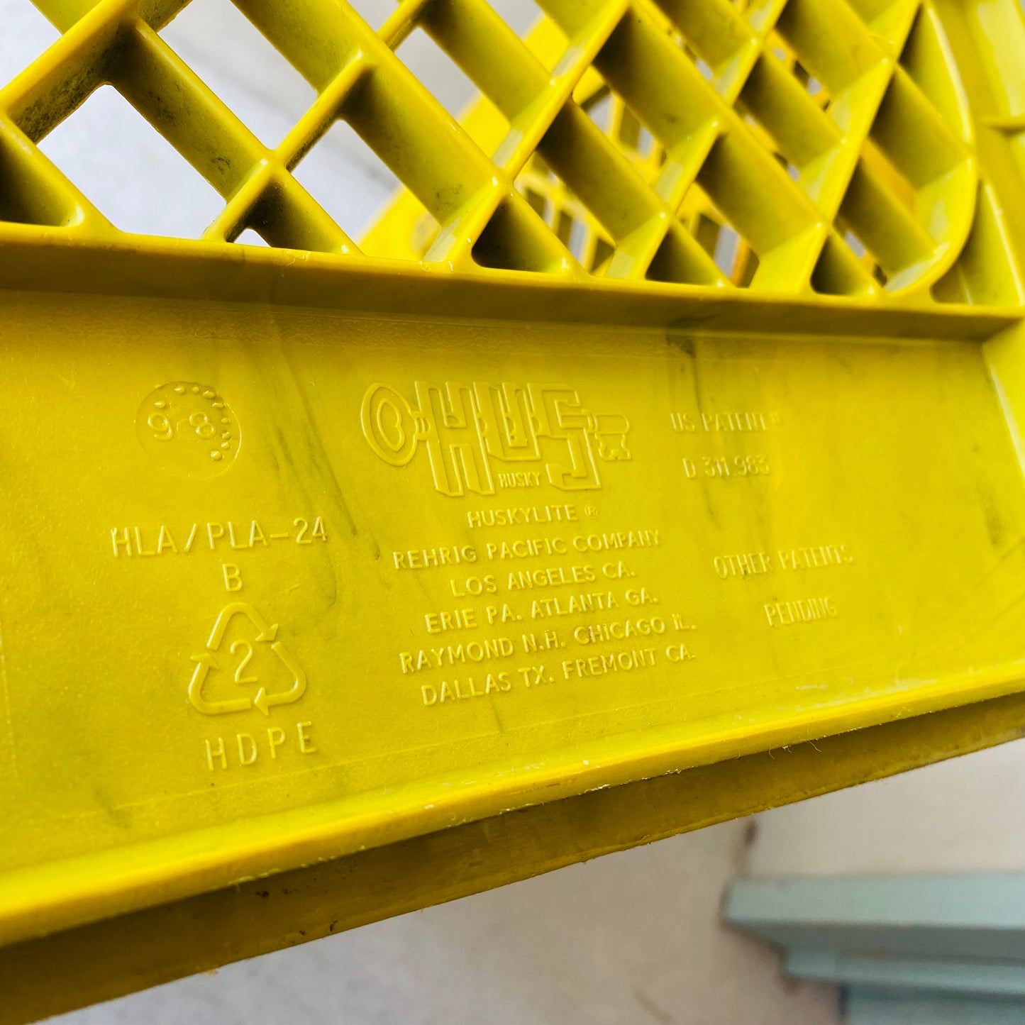 【USA vintage】 milk crate