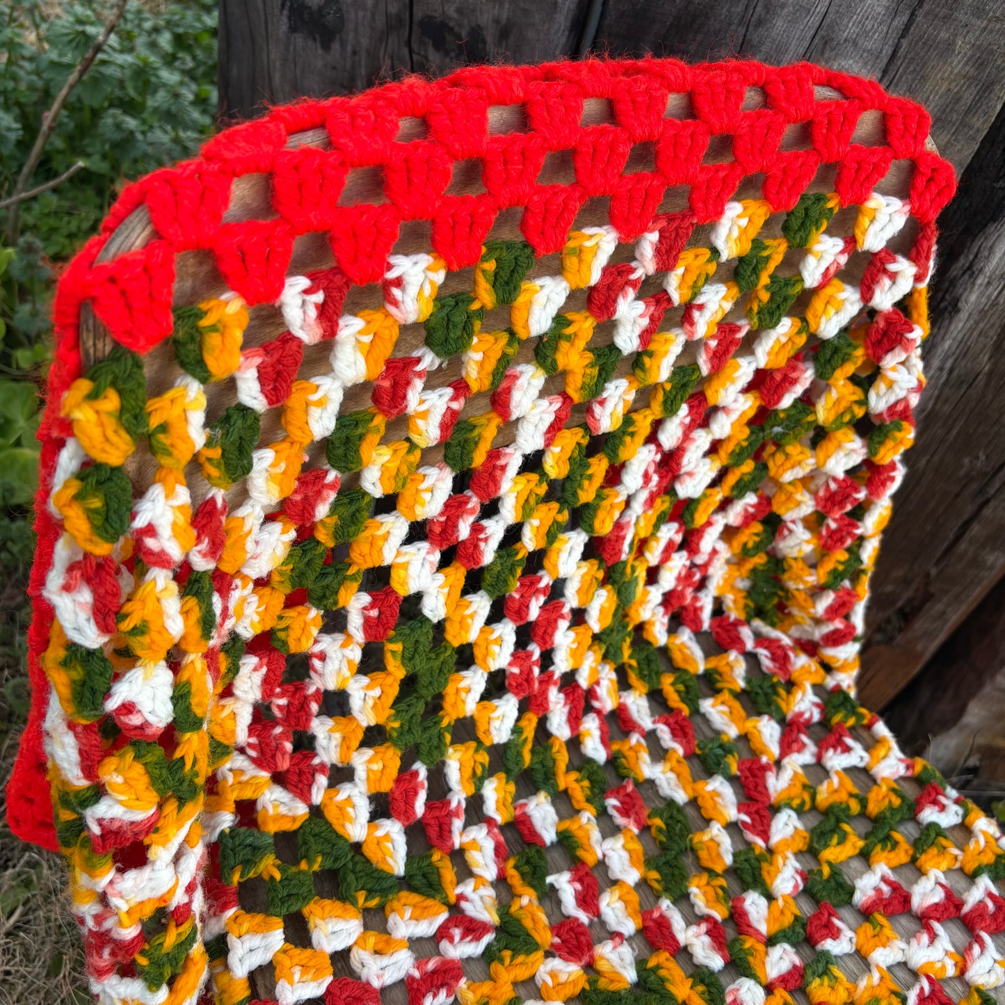 【USA vintage】 granny blanket