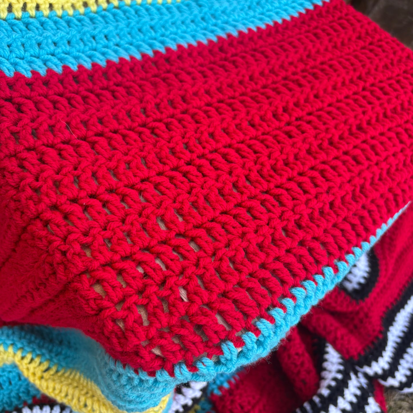 【USA vintage】granny blanket