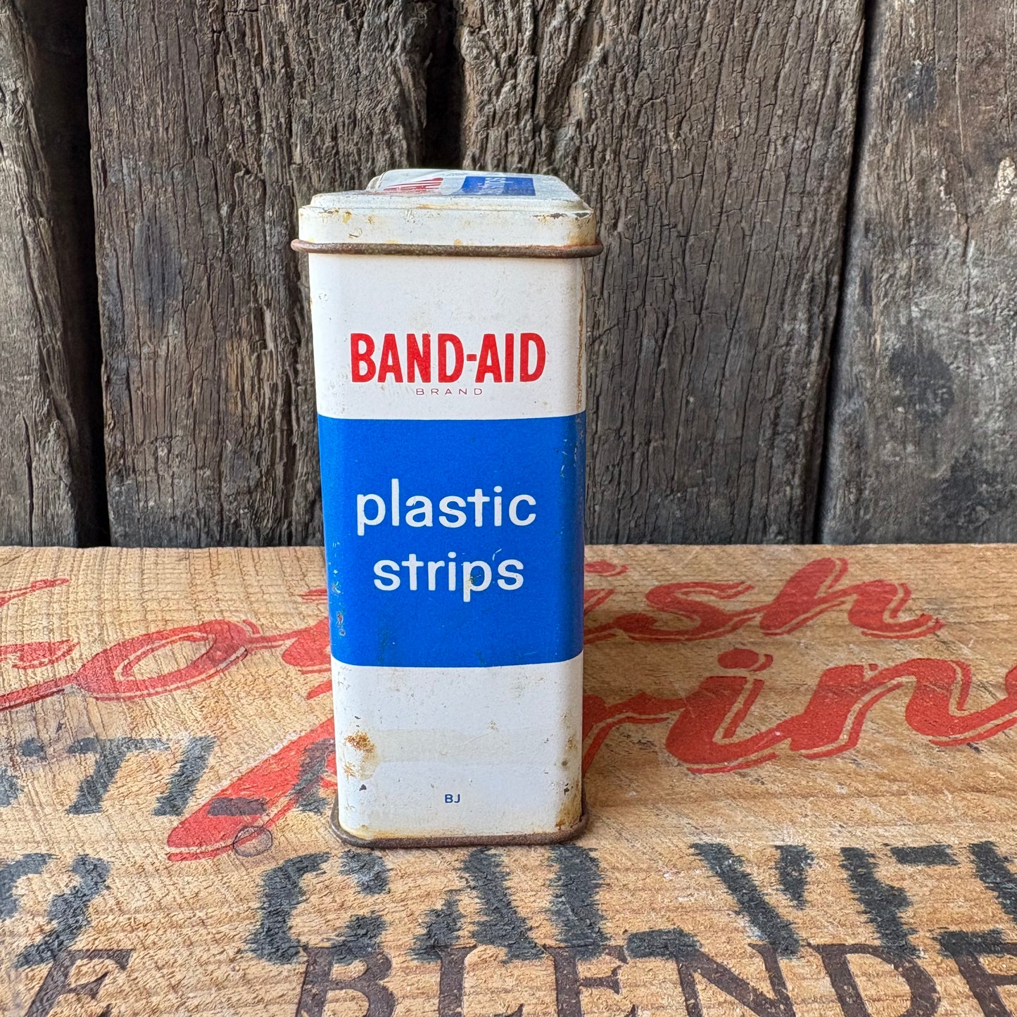 【1960s USA vintage】BAND-AID Tin Can