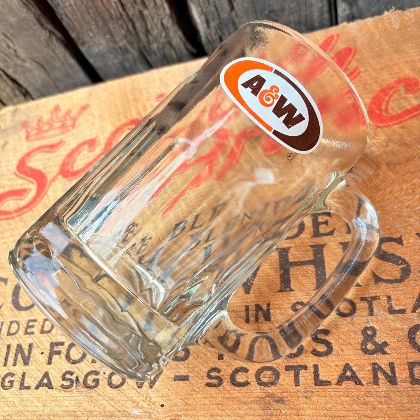 【USA vintage】A&W Glass Mug