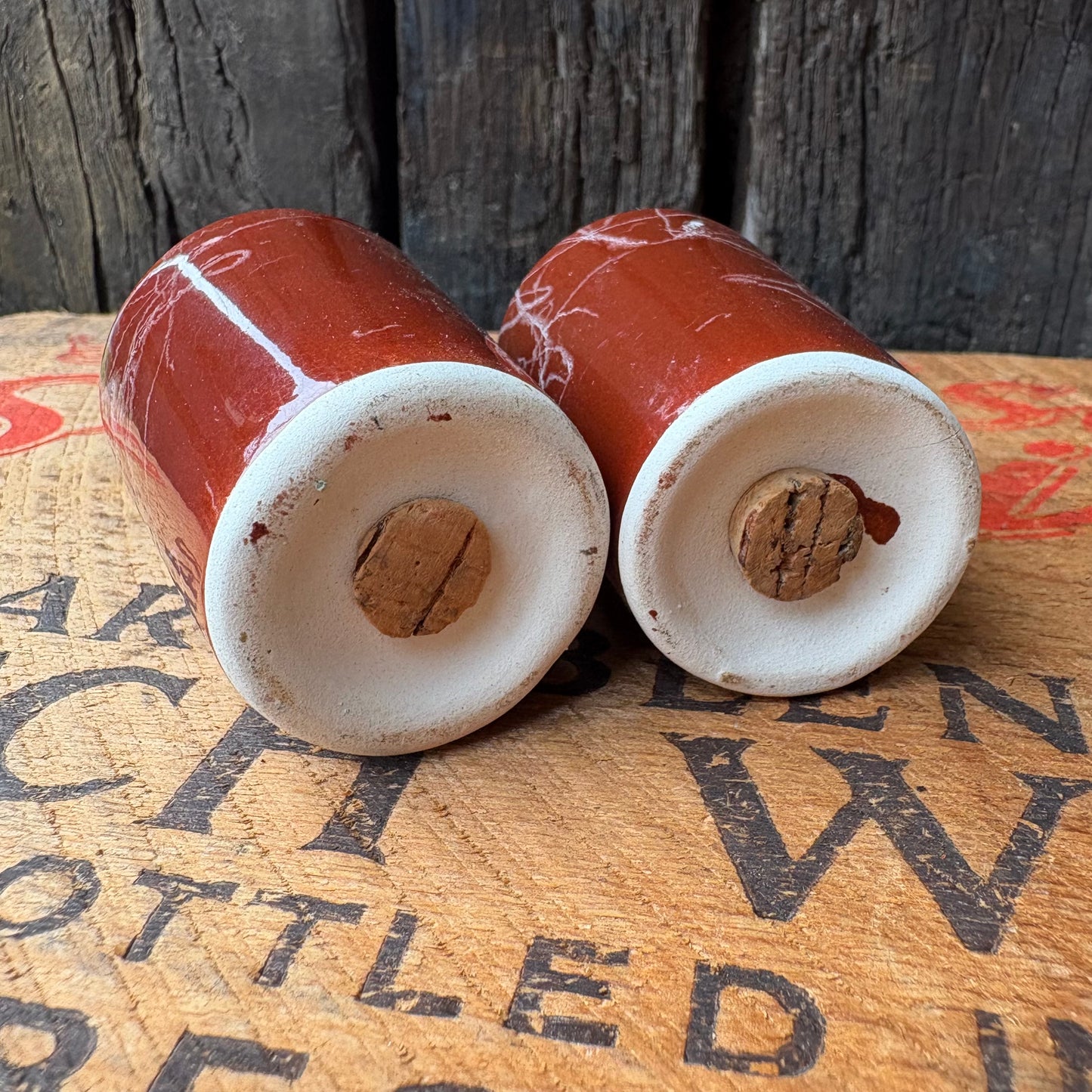 【USA vintage】salt & pepper set