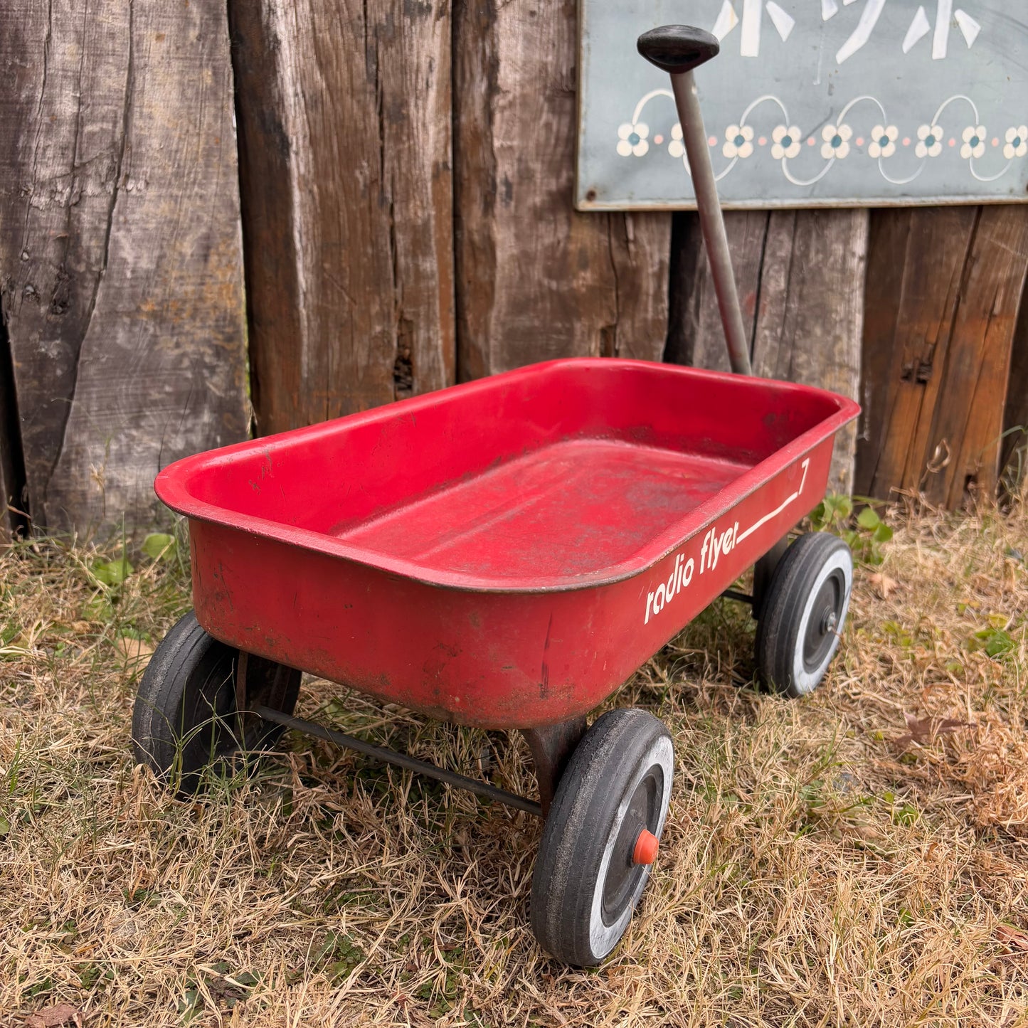 【1950s? USA vintage】radio flyer wagon