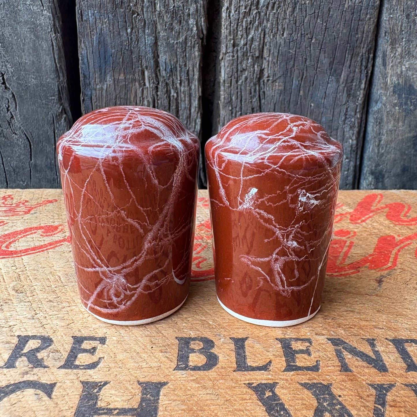【USA vintage】salt & pepper set
