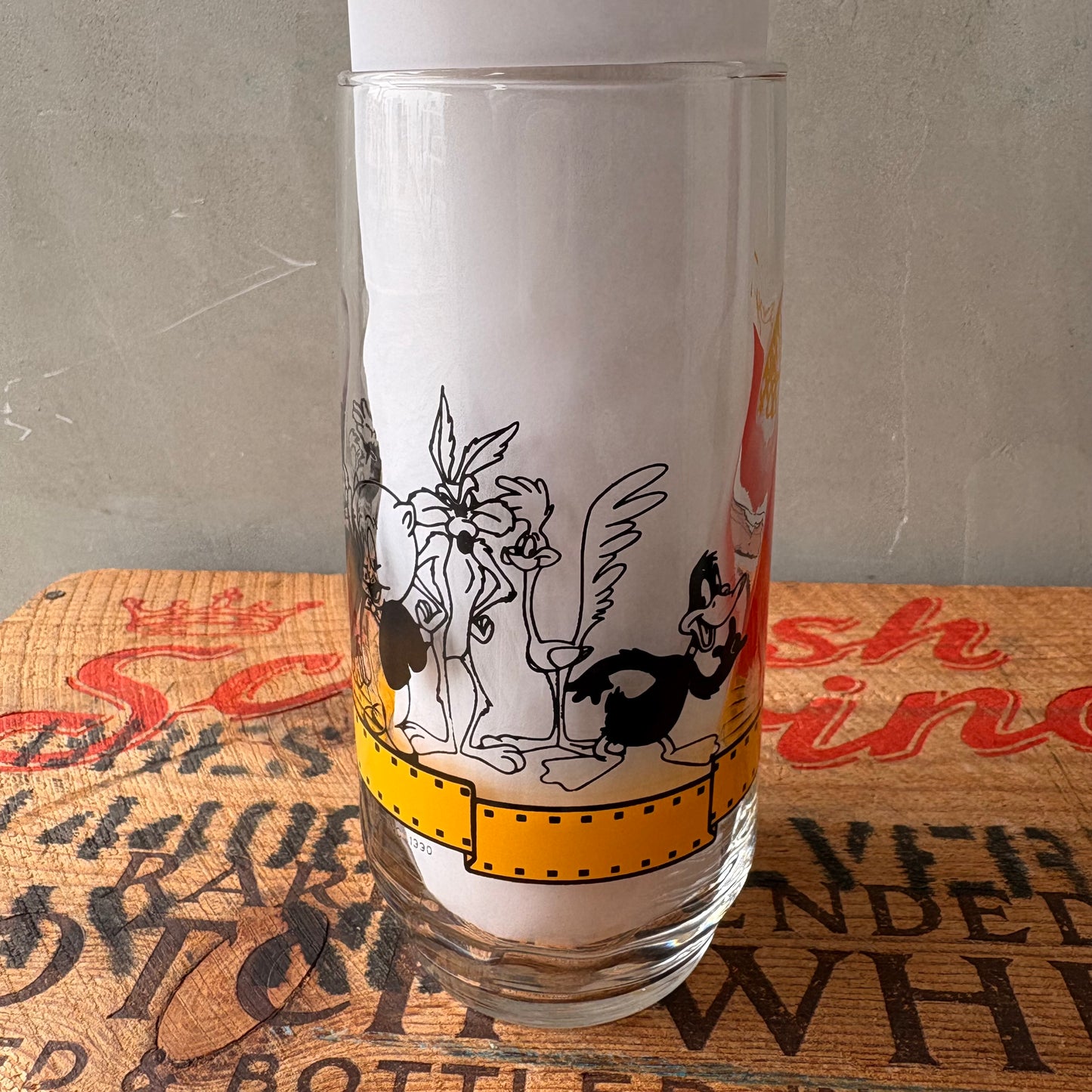 【1990s USA vintage】BUGS BUNNY 50th Anniversary Glass