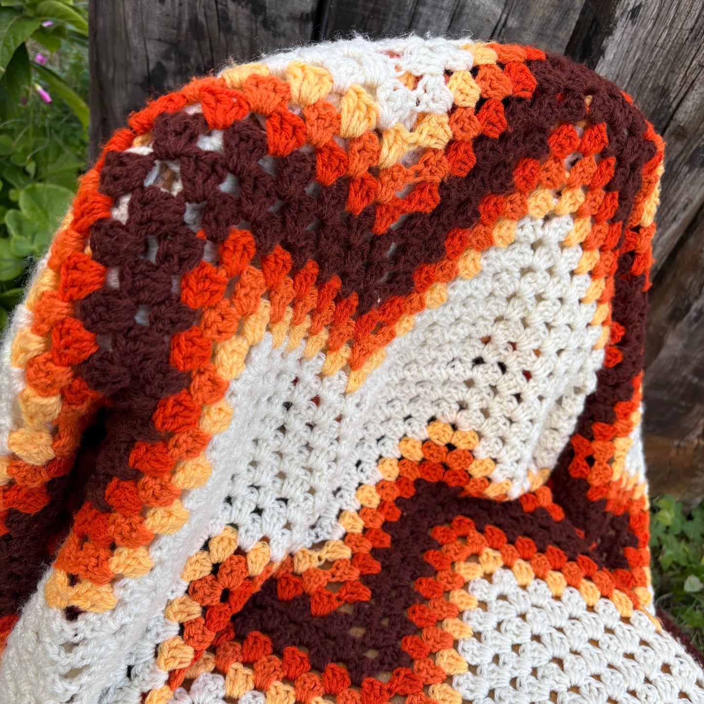 【 USA vintage】granny blanket