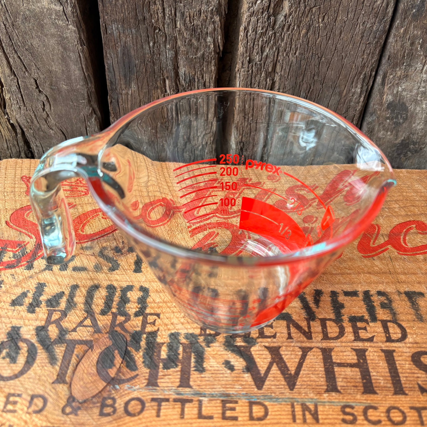 【1990s USA vintage】PYREX 1Cup Glass Measuring Cup 250ml