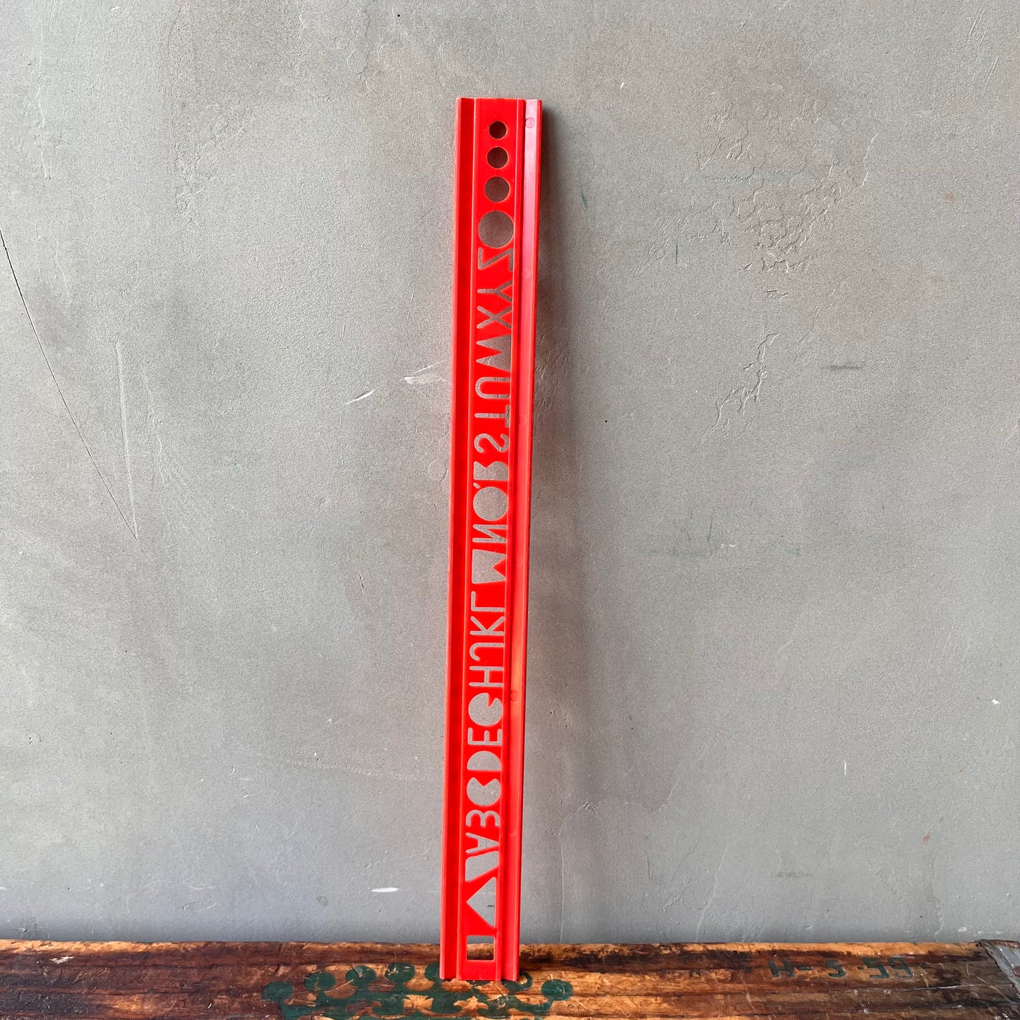 【USA vintage】Alphabet Ruler