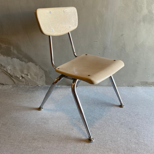 【USA vintage 】VIRCO kids chair white M