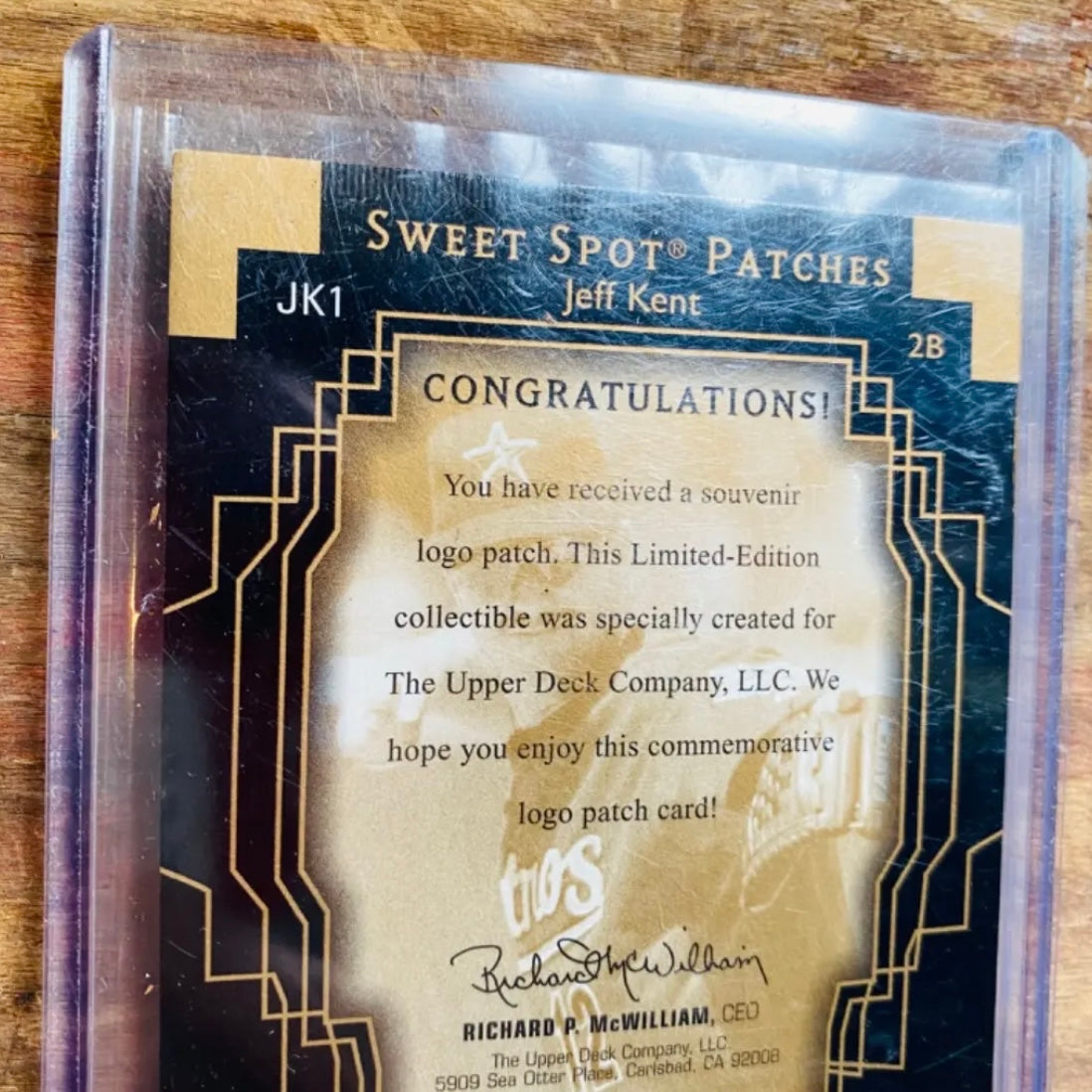 SWEET SPOT PATCHES MLB 記念ワッペン カード 12