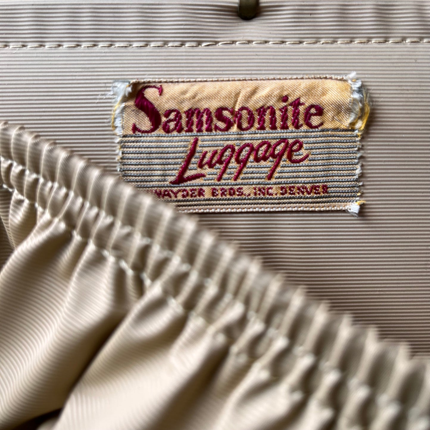 【50s USA vintage】Samsonite Travel Train Case