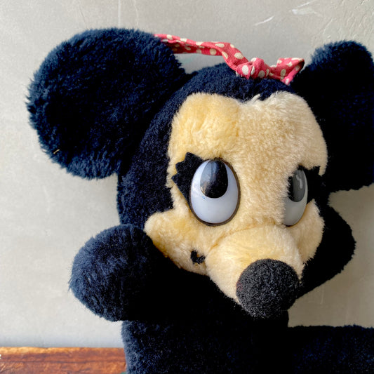 【1970s-1980s vintage】Disney Minnie Mouse ミニー マウス ぬいぐるみ
